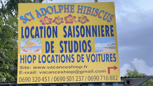 Sci Adolphe Hibiscus - Location saisonnière Guadeloupe