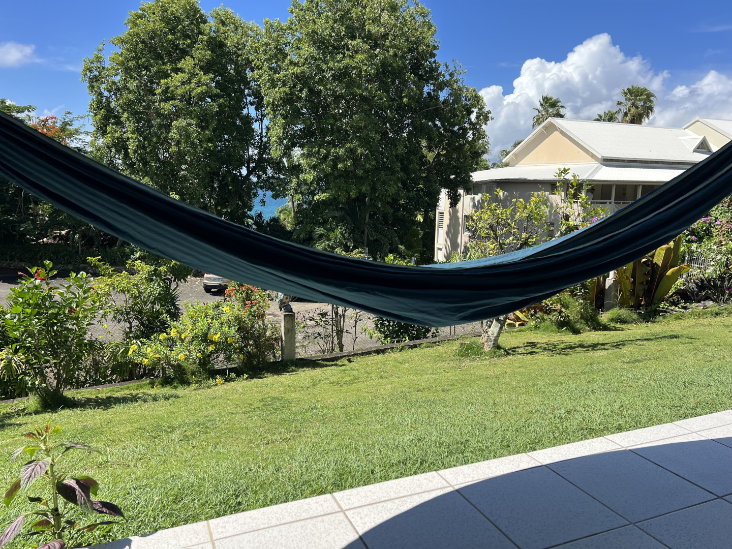 hamac et jardin